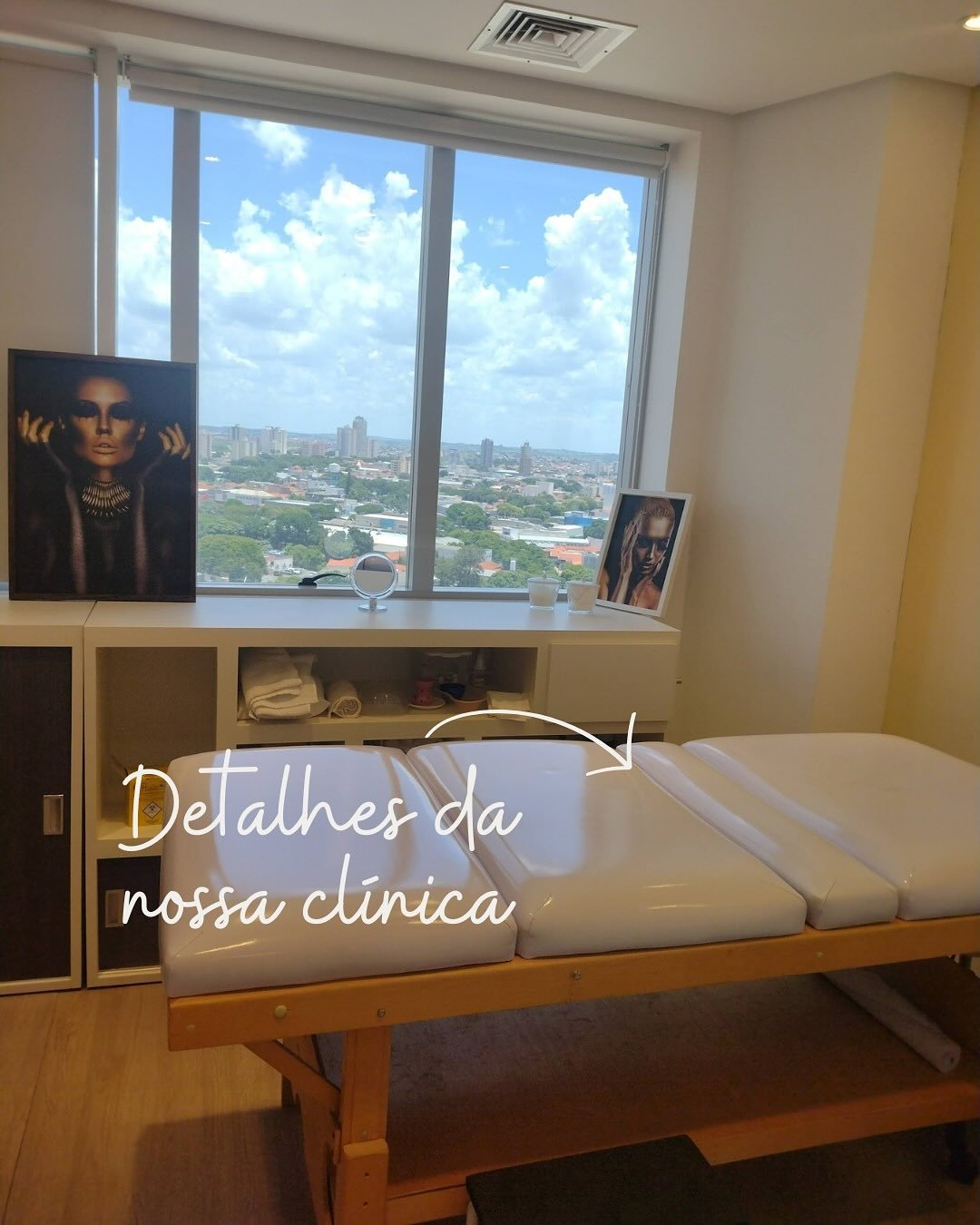Post do Instagram: detalhes da clínica